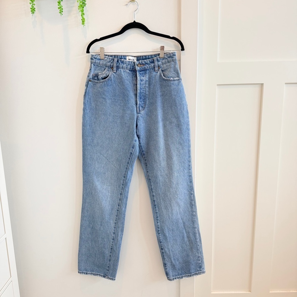 Rolla's Classic Straight High Rise Regular Fit Women's Blue Denim Jeans Size 30